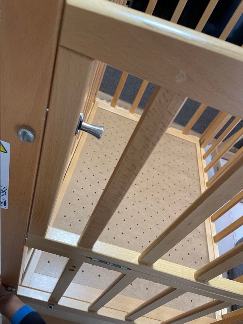 ヤマサキ　ツーオープン　布団60×90センチ用　ミニベビーベッド