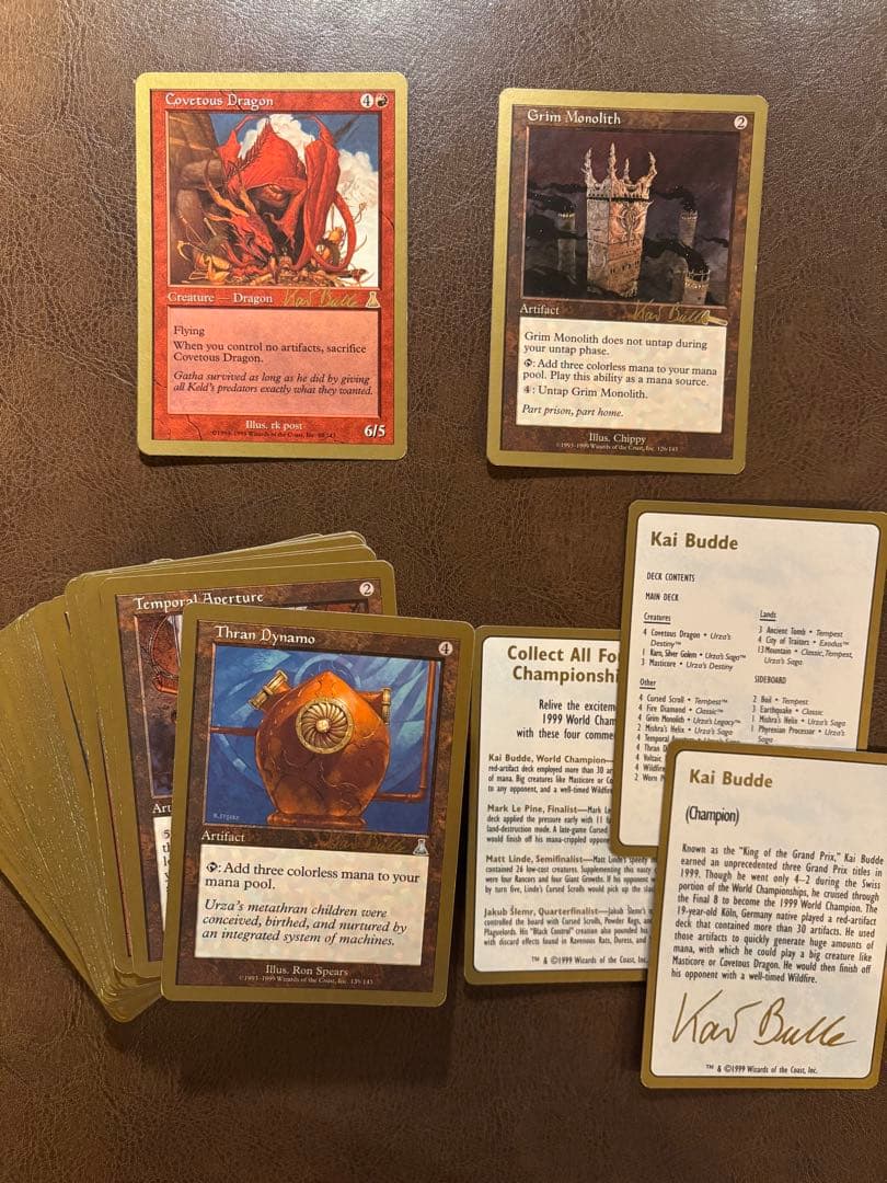 【セール】　MTG チャンピオンデッキ　Kai Budde カイブッディ