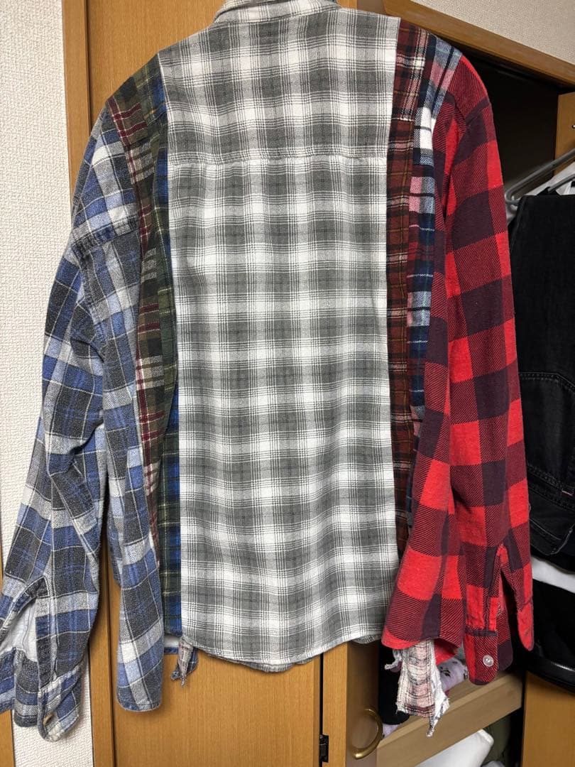 Rebuild by Needles ネルシャツ