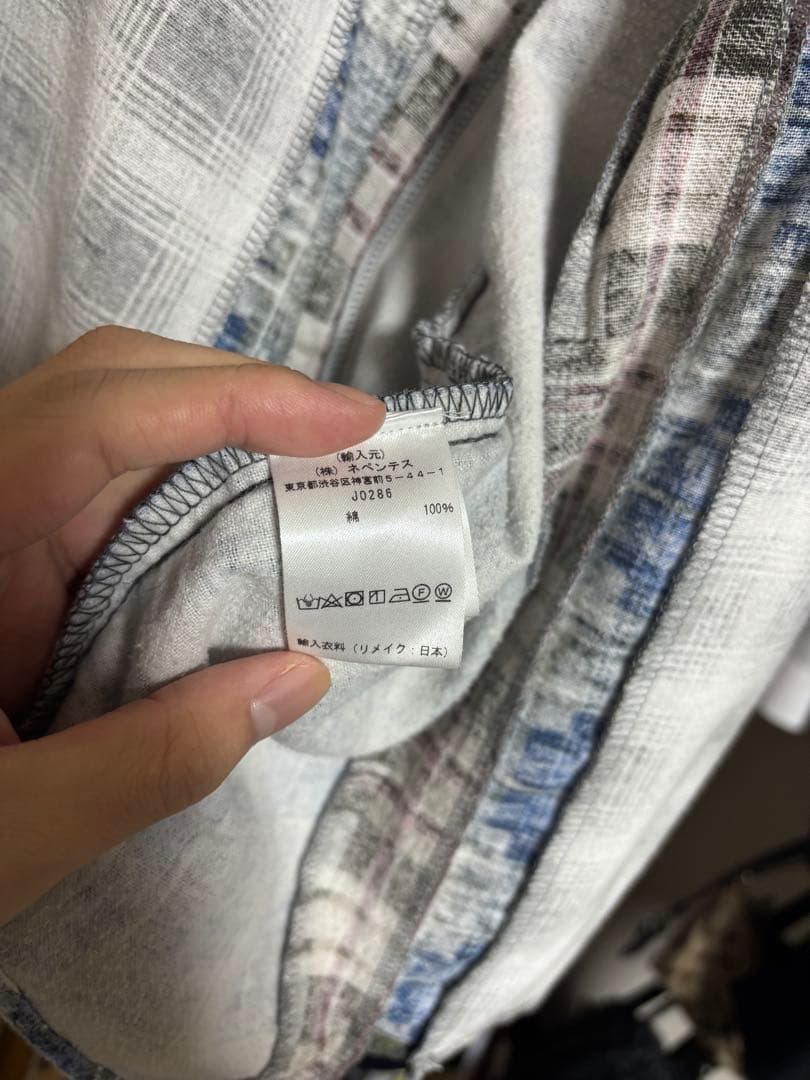 Rebuild by Needles ネルシャツ