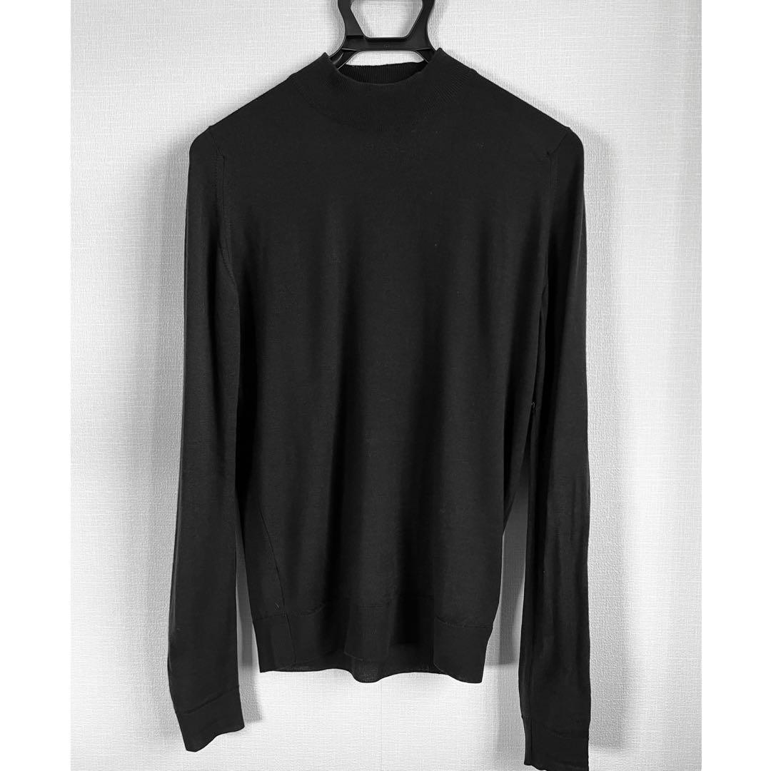 5.3万試着★JOHN SMEDLEY ジョンスメドレー モックネックニットS
