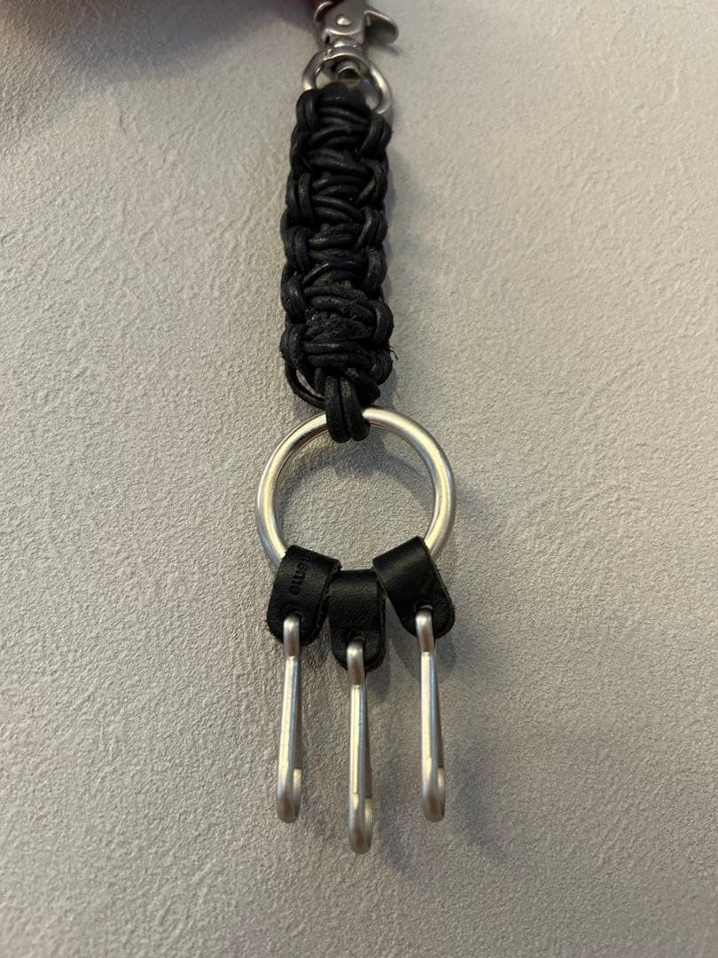 【新品】HenderScheme not army key flogキーリング黒