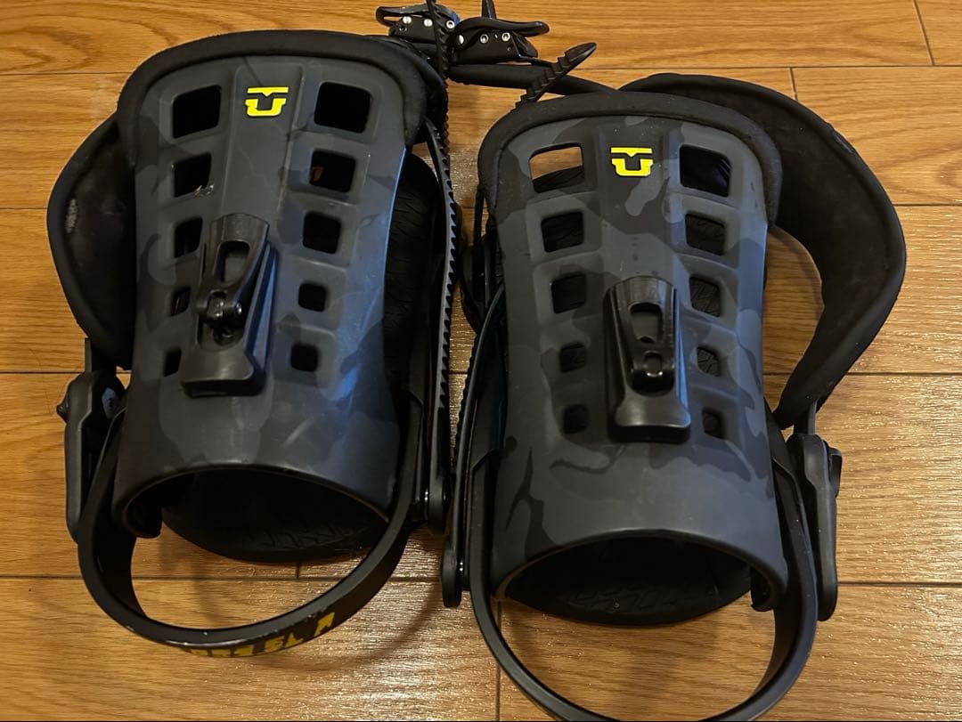 スノーボード ビンディング ブラック/グレー