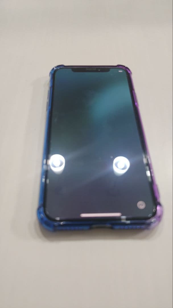 Apple iPhone XS スペースグレー ケース付き