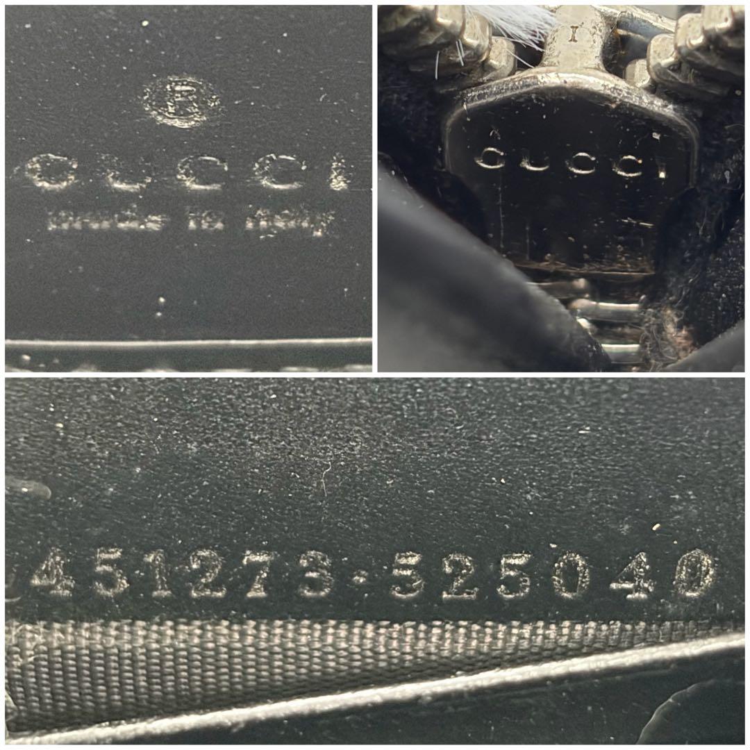 希少✨グッチ　長財布　ラウンドファスナー　蛇　GGスプリーム　PVC レザー　茶