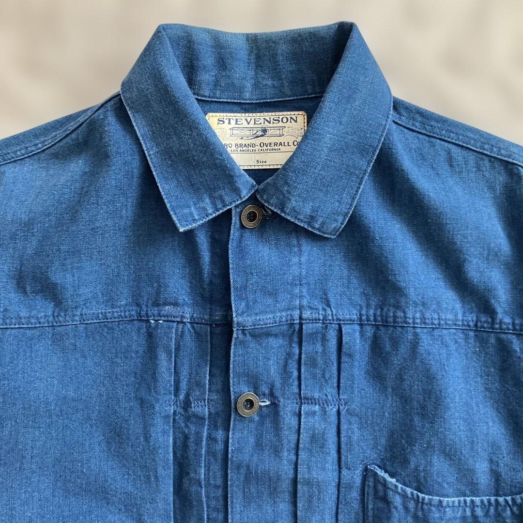スティーブンソンオーバーオール デニムシャツ