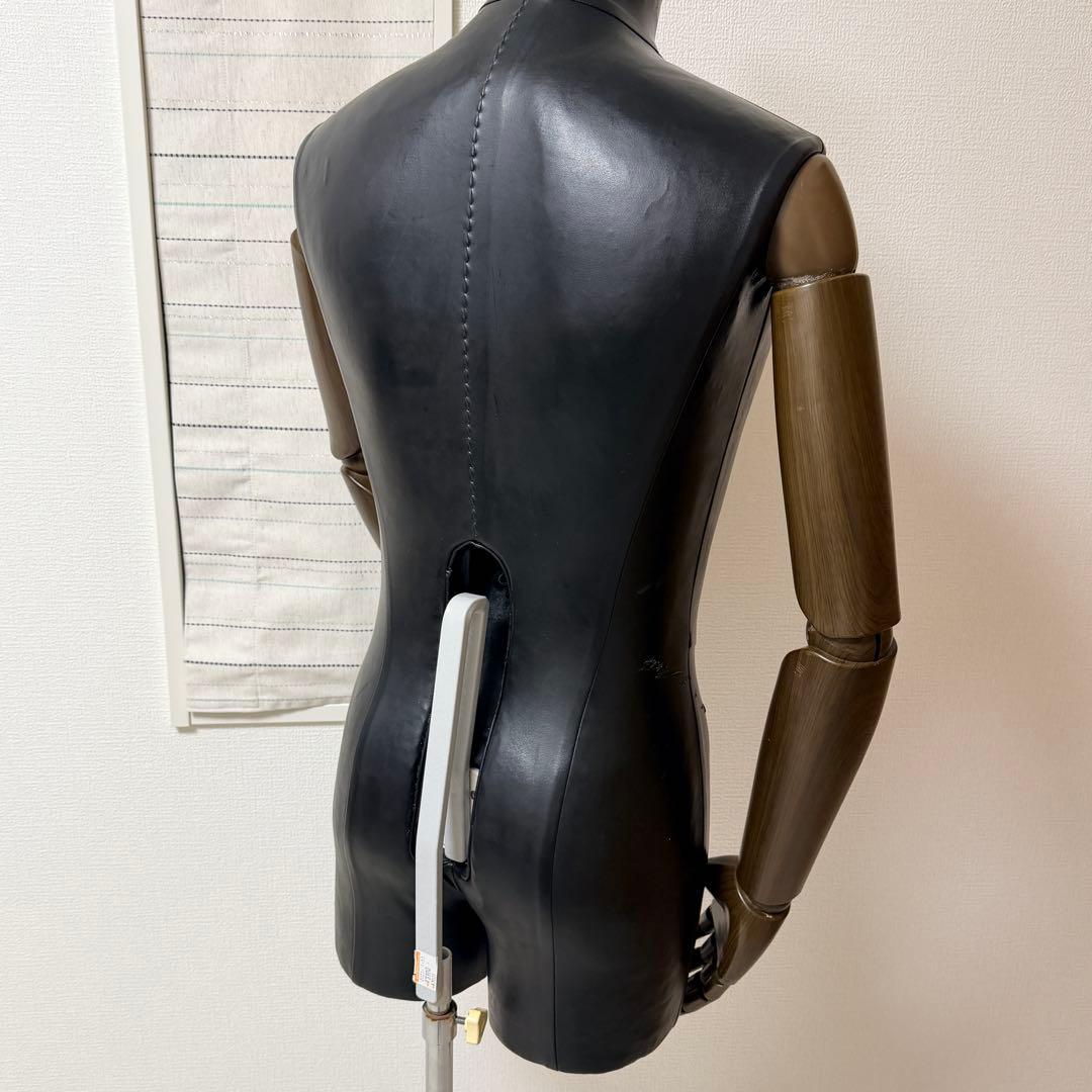 超希少✨Sun エコボディ トルソー マネキン 着付け 腕付き　メンズ　黒