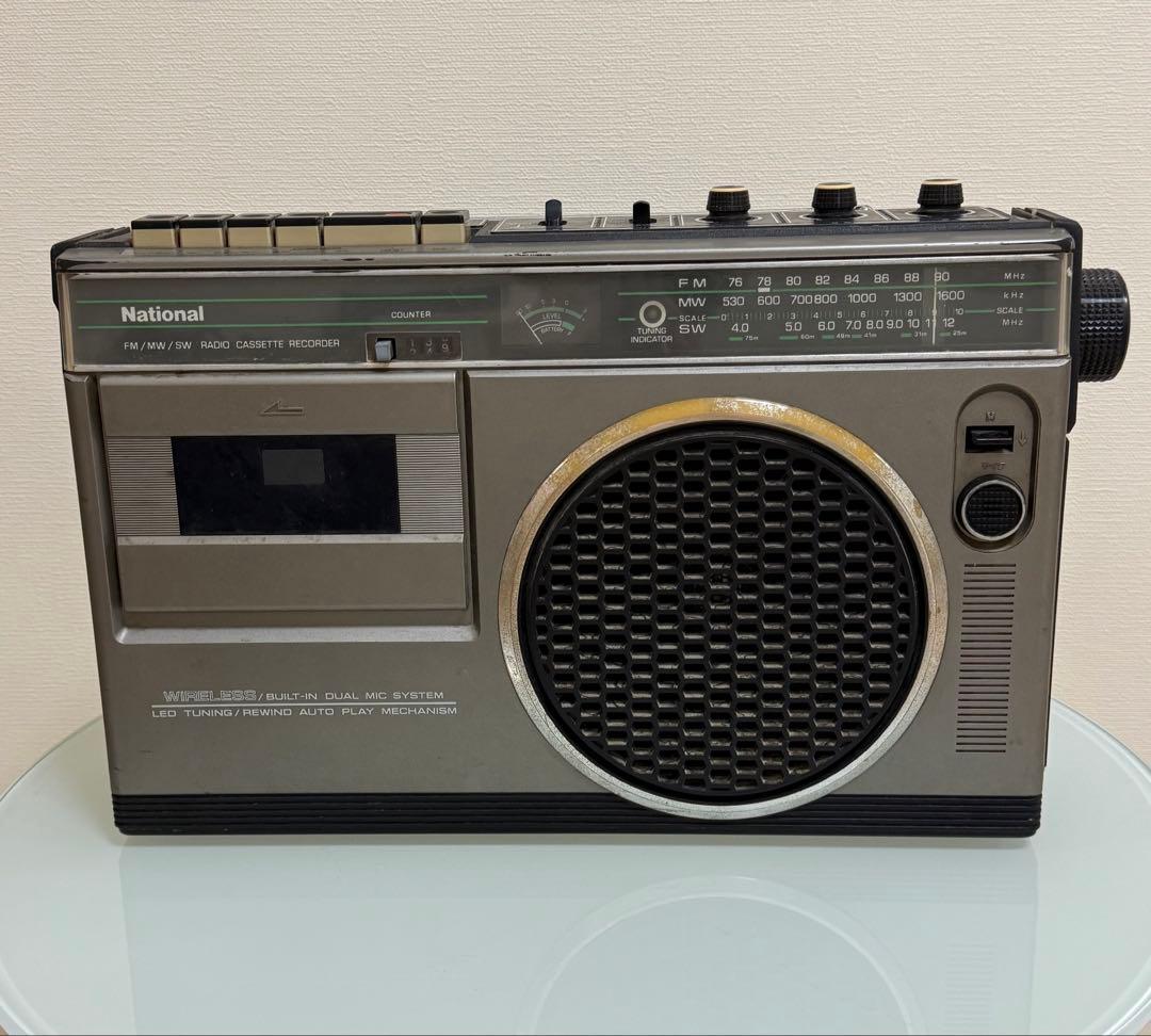 National 3BANDラジカセ RQ-557 ラジオ・カセットレコーダー