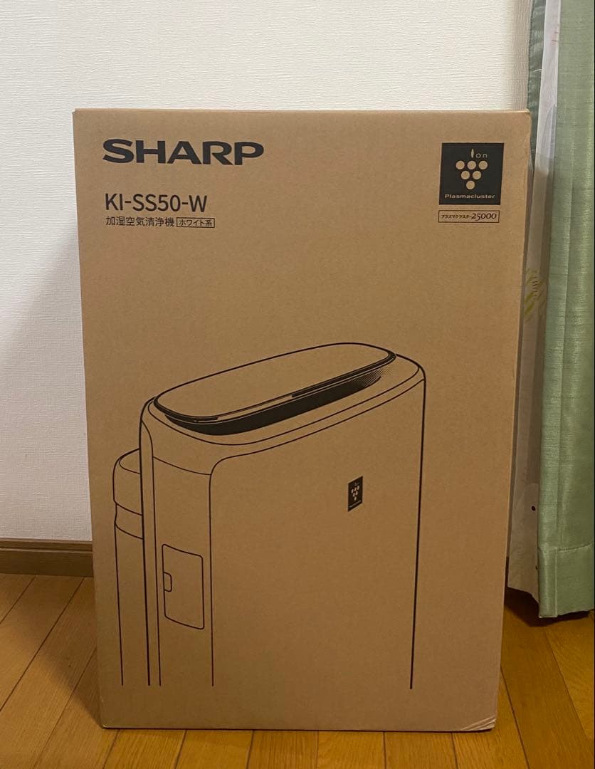 SHARP 空気清浄機 KI-SS50-W