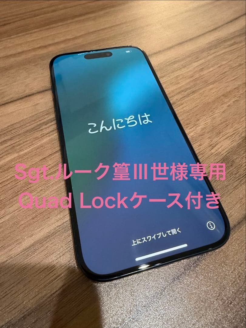 Apple iPhone 15 Pro ブルーチタニウム　256GB 美品⭐︎⭐︎⭐︎