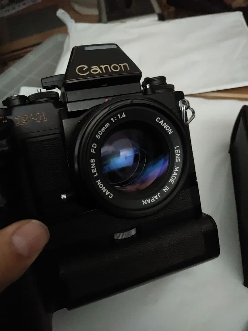 Canon New F1 AE ／ FD 50mm 1:1.4 レンズ付