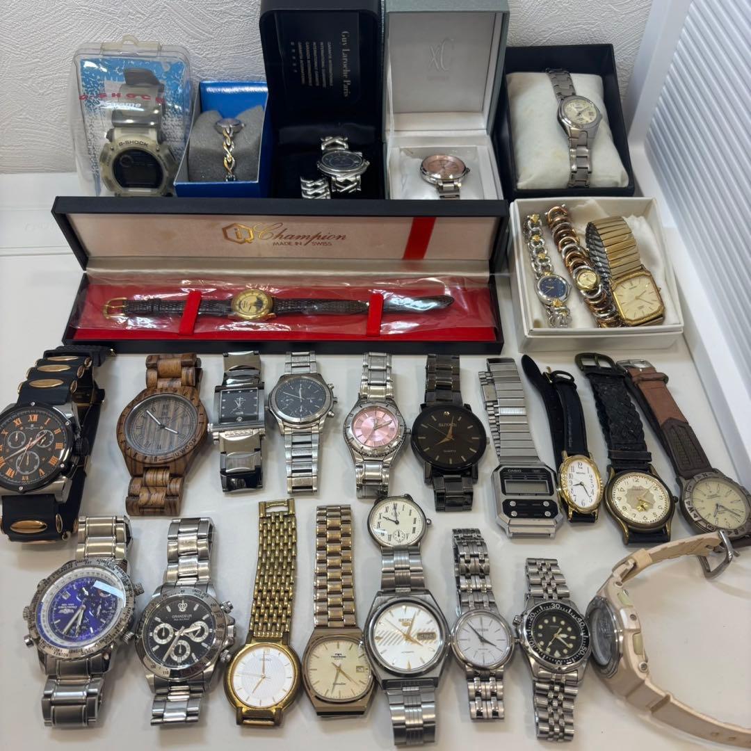 S*m様 時計28点セット SEIKO CITIZEN G-SHOCK テクノス