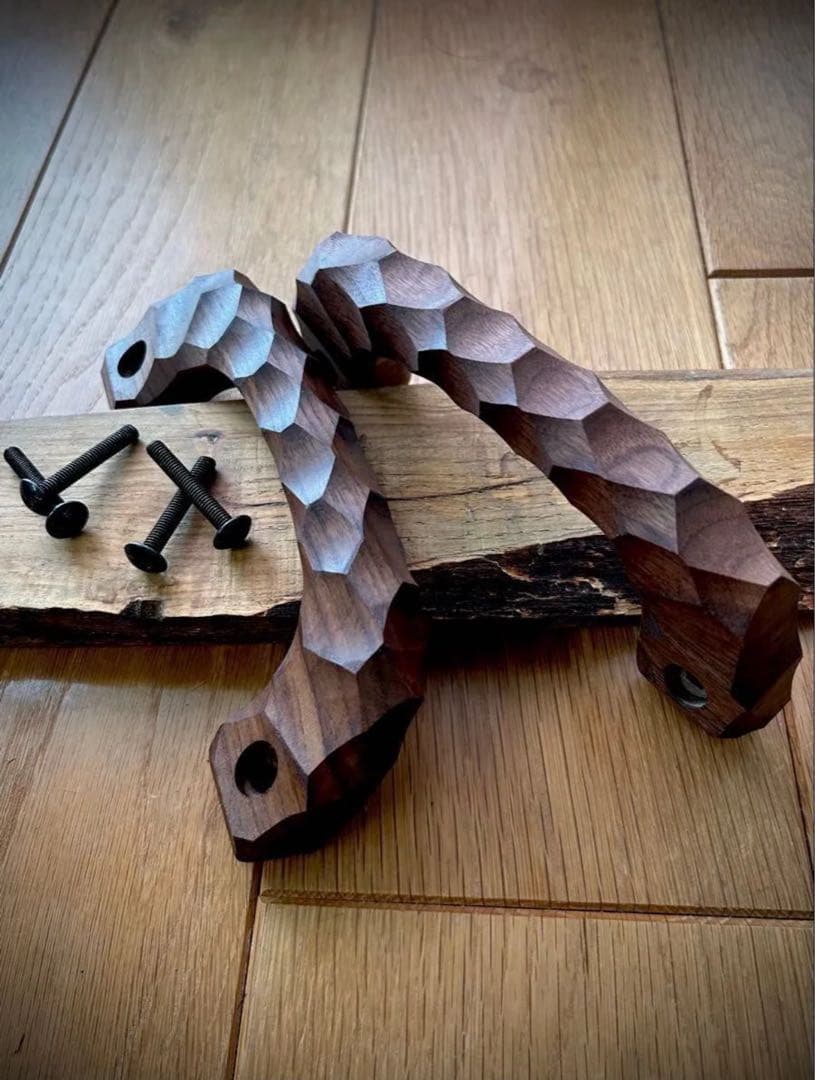 アシストグリップ　34本目！！名栗加工　天板　名栗加工依頼1品