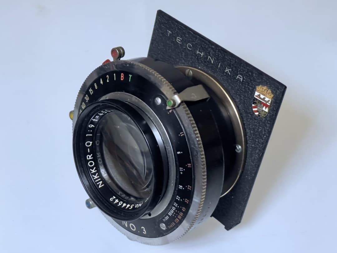 d*5様 大判レンズ ニッコールQ 450mm F9
