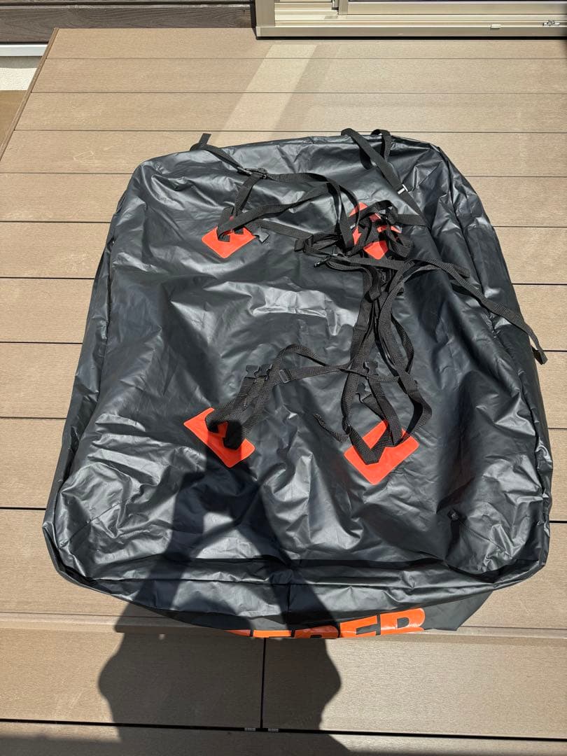 トラッシャルバッグキーパールーフトップカーゴバッグ、ローラカーゴバッグ3点セット