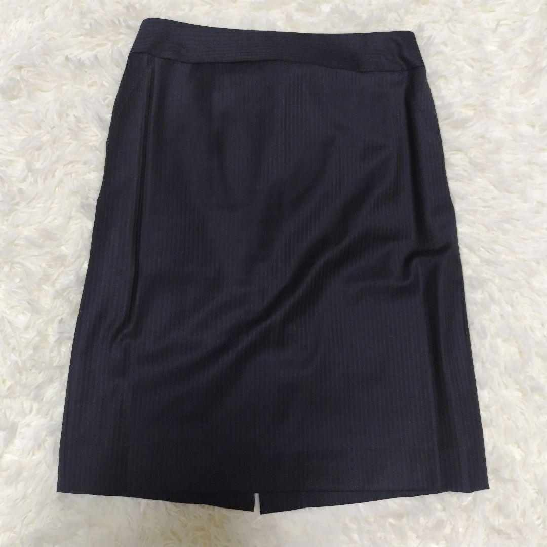 23区 ビジネススーツ パンツ スカート 3点セット ウール ブラック 40