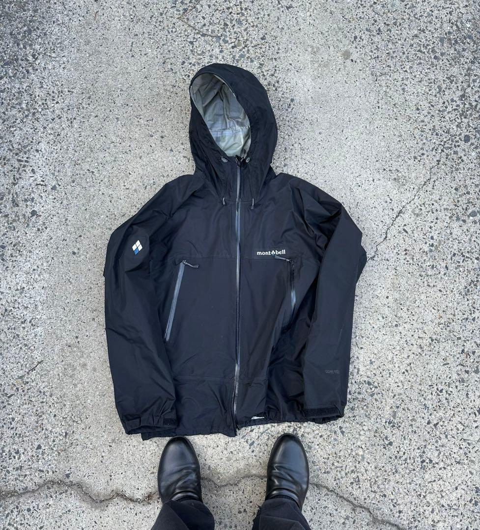 montbell tech shell jacket gore-tex 刺繍