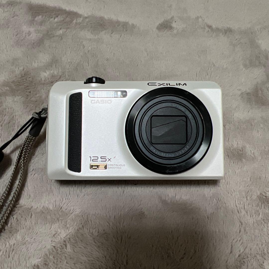 CASIO EXILIM デジカメ EX-ZR100 ホワイト ジャンク品
