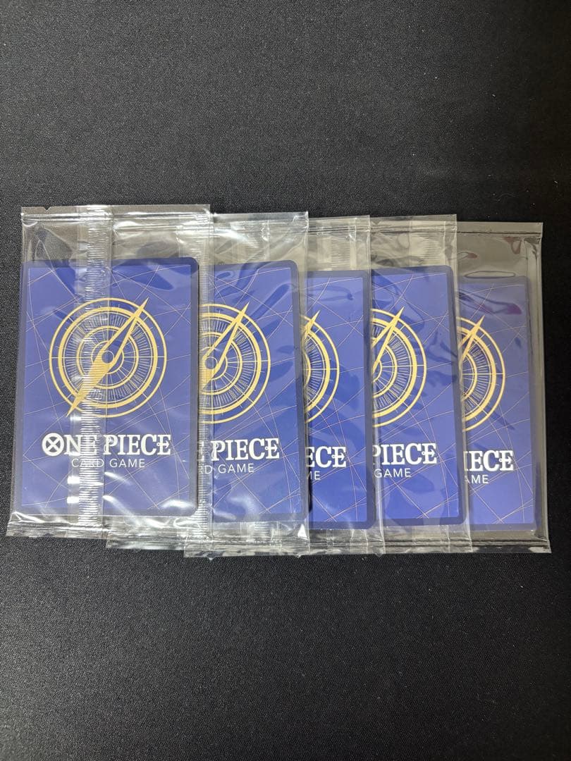 モンキー・D・ルフィ　海外版　トレジャーブースターセット　プロモ　未開封 5枚