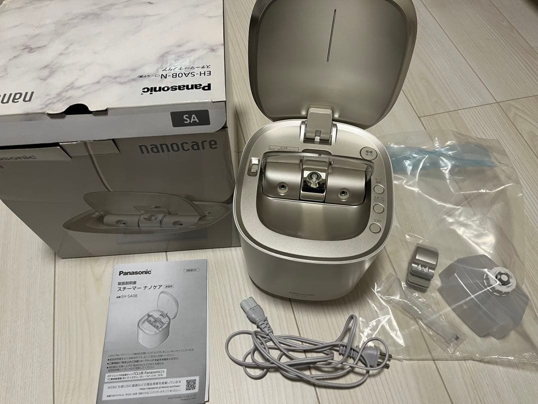 Panasonic スチーマー 美品ナノケア EH-SA0B-N