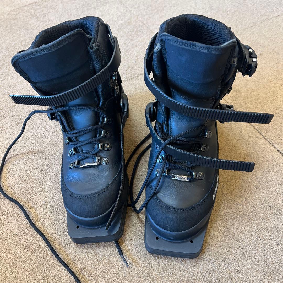 値下げ！ Crispi テレマークスキー用ブーツ ブラック　25センチ