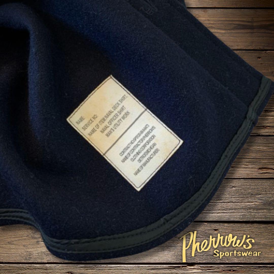 『人気◎』Pherrow's(フェローズ)ウールメルトンCPOシャツジャケット