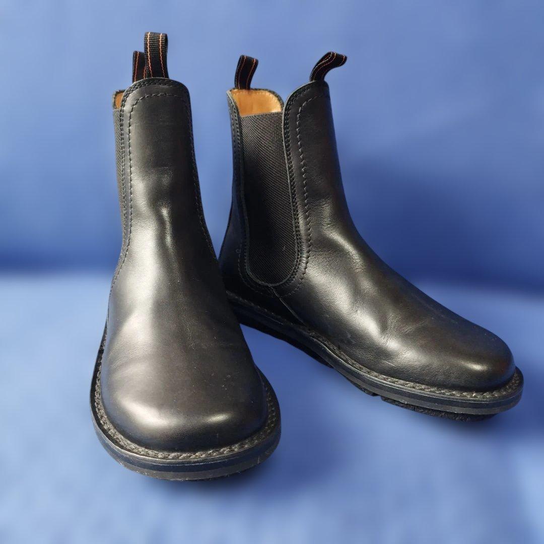 極美品■トリッペン■サイドゴアブーツ✨CHELSEA 牛革 ブラック黒