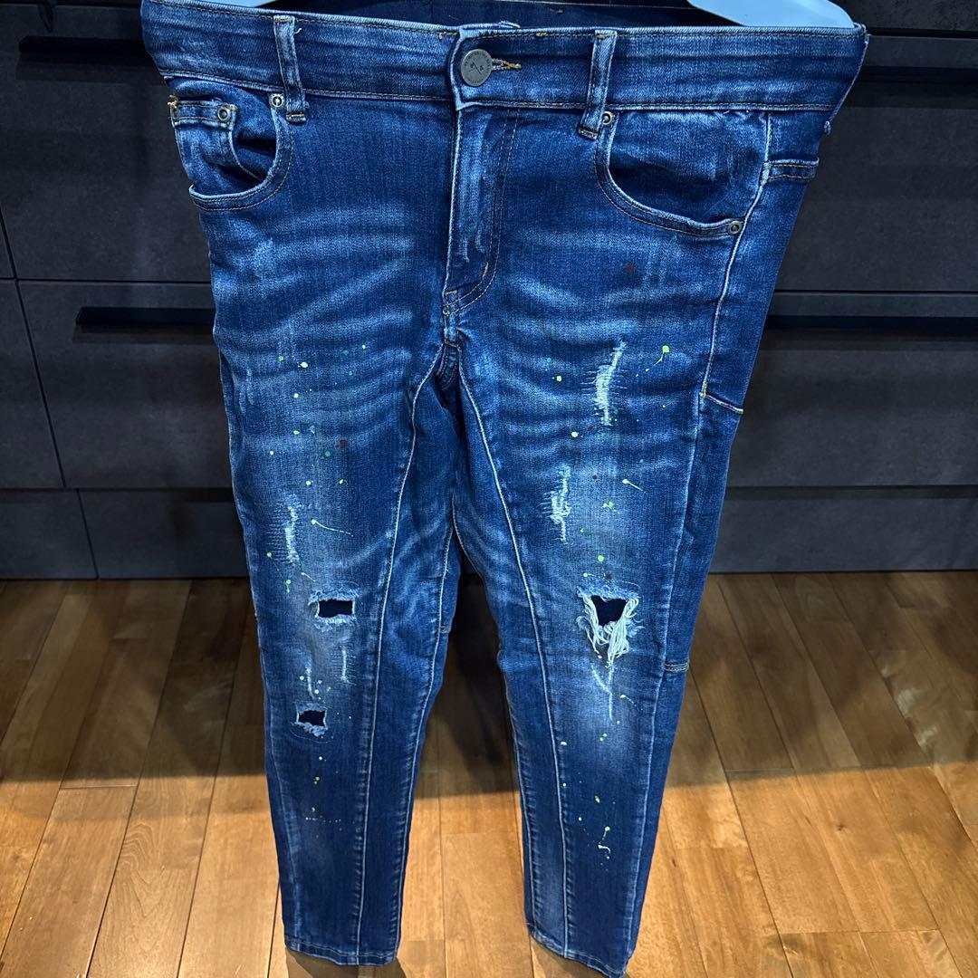 アダムスジャグラー　デニムパンツ　Sサイズ