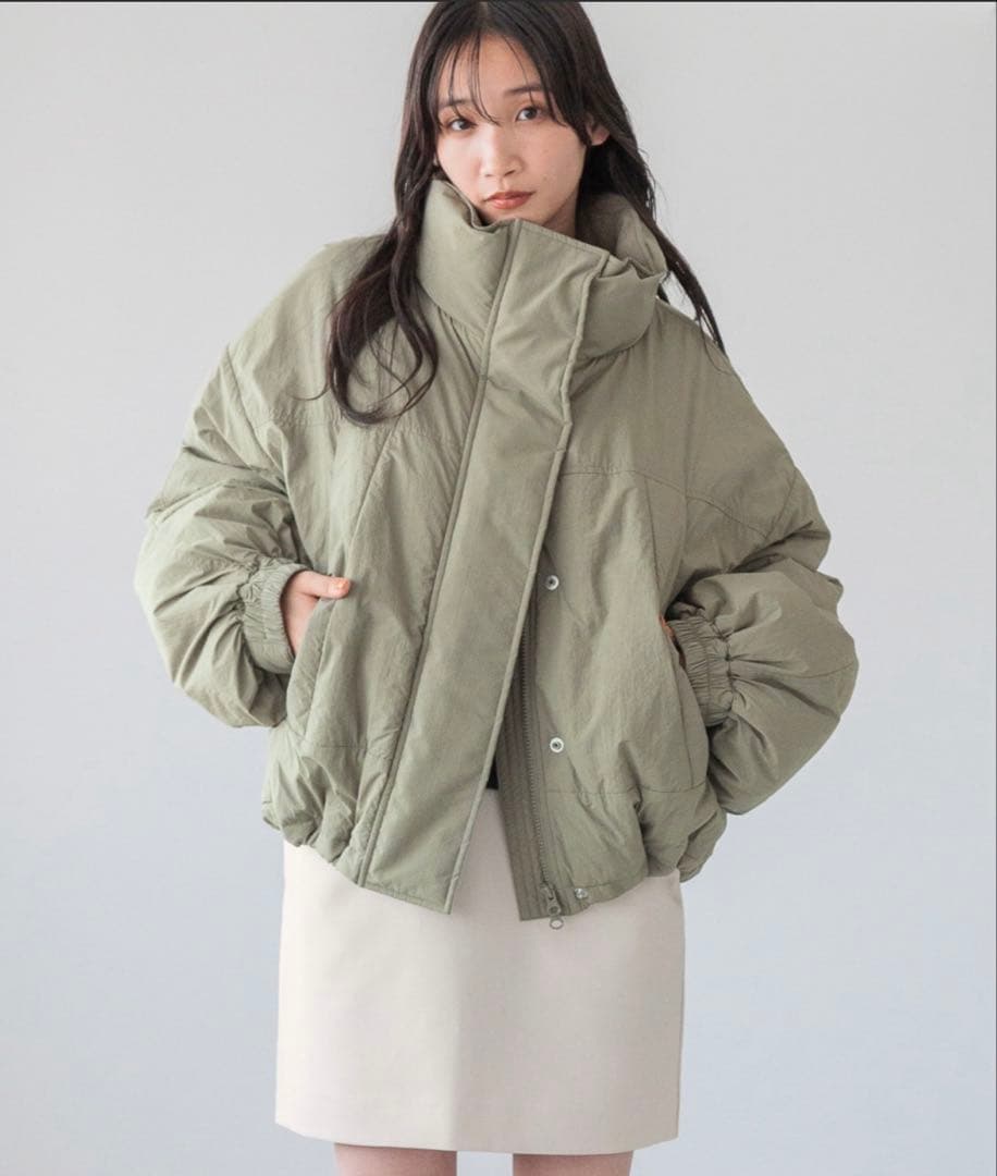 ローリーズファーム　モンスターショートコート　グリーン　カーキ