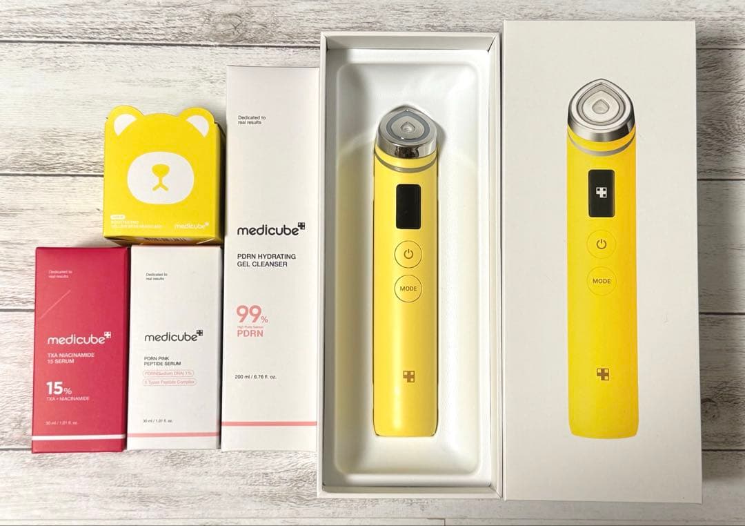 メディキューブ ブースタープロ ひかるコラボ ゆず くま 美容液セット