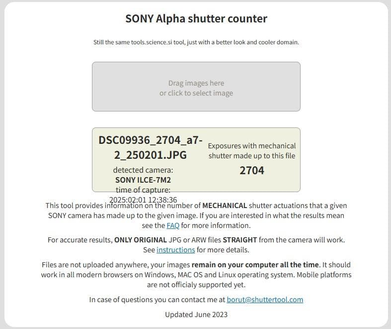 SONY α7ⅱ ILCE-7M2K レンズキット 動作確認 シャッター2704