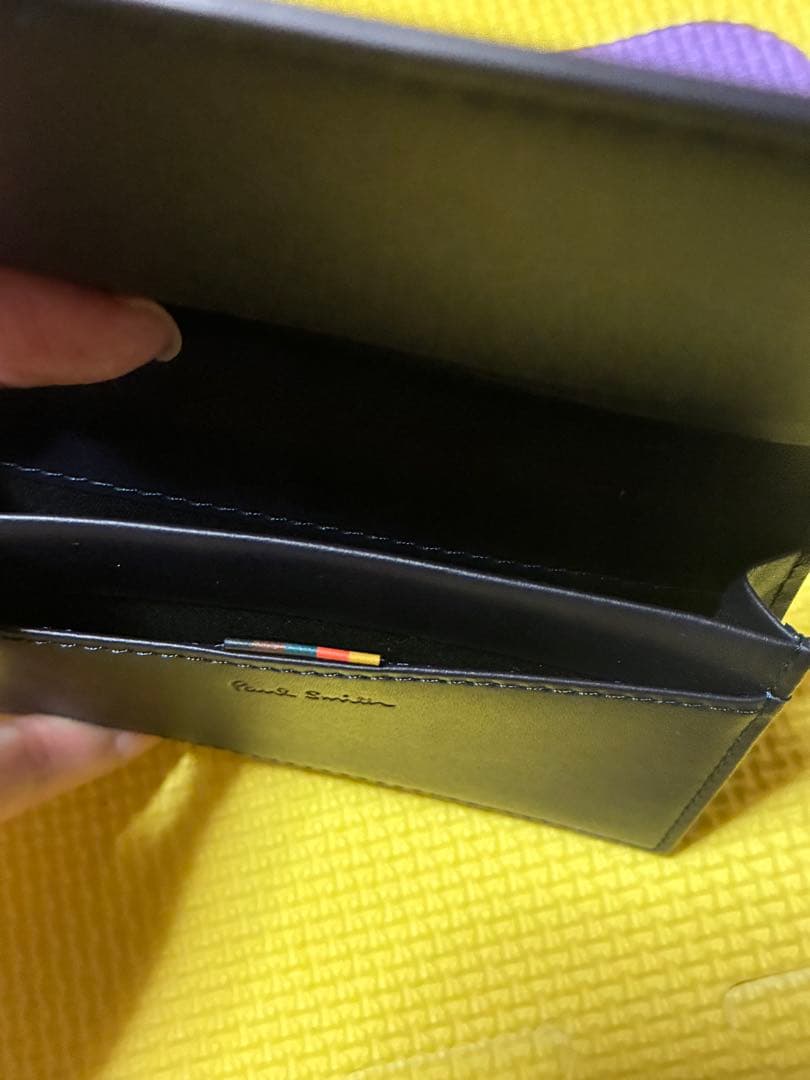 Paul Smith ネイビー 名刺入れ　P853 美品