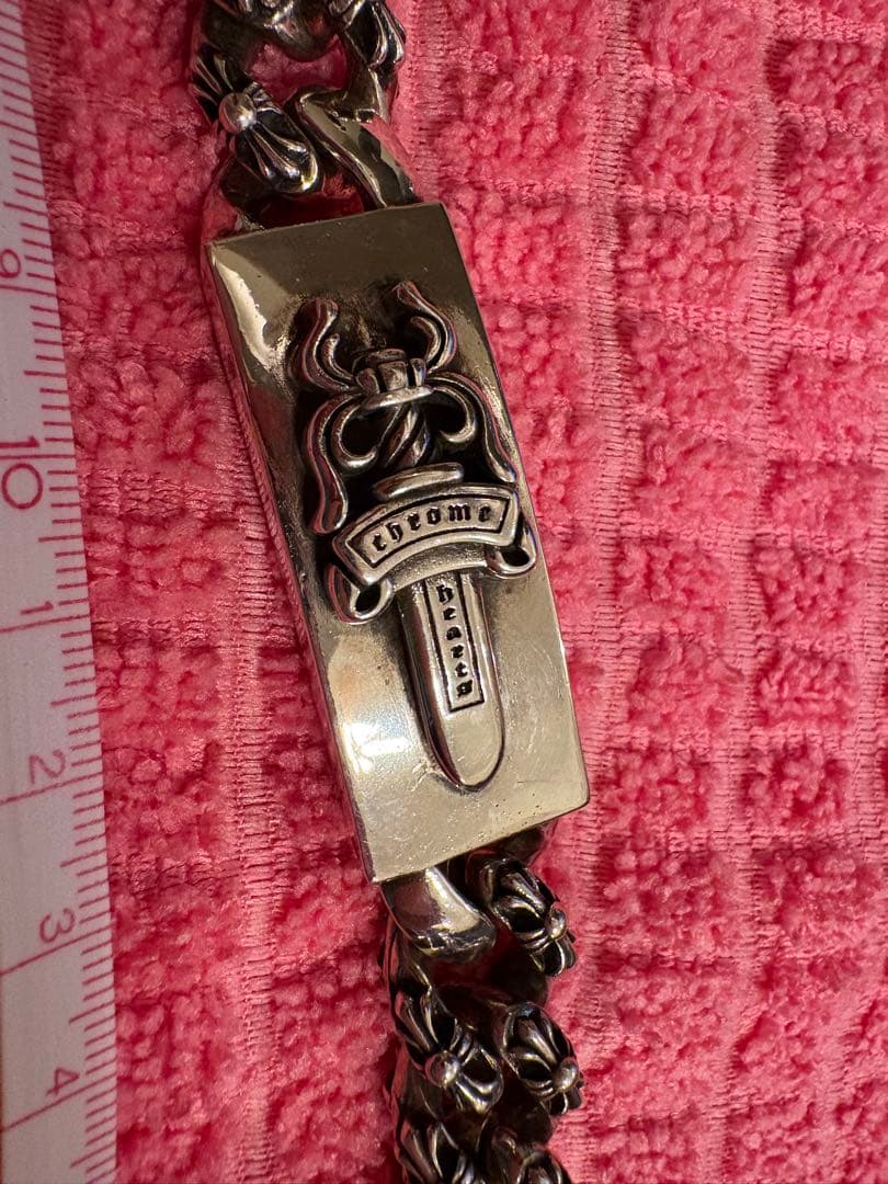 クロムタイプ　シルバーブレスレット　22.5cmくらいです　SV925 120g