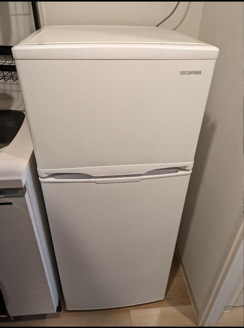 IRIS OHYAMA 冷蔵庫 ホワイト 一人暮らし