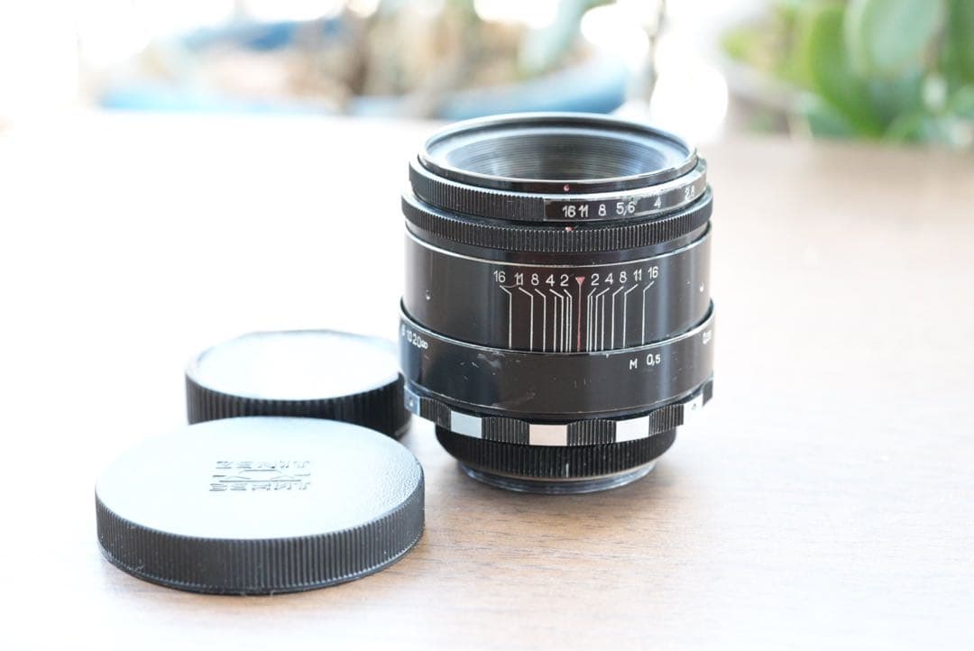 分解清掃済 ゼブラ Helios-44-2 58mm f2 ぐるぐるボケ 011