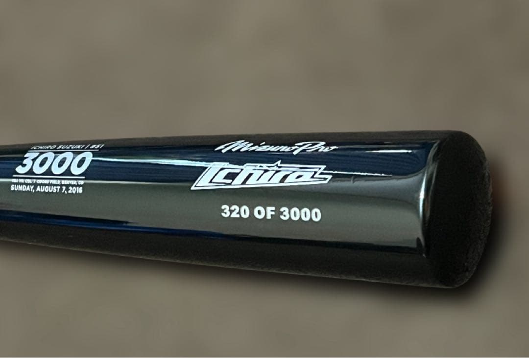限定品 イチロー MLB 3000本安打記念バット