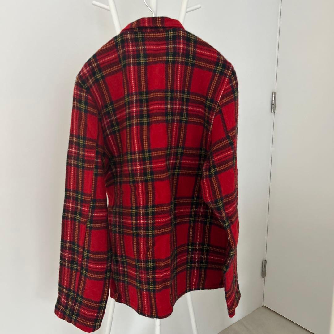 ジュンヤワタナベMAN チェックジャケット M ウール100