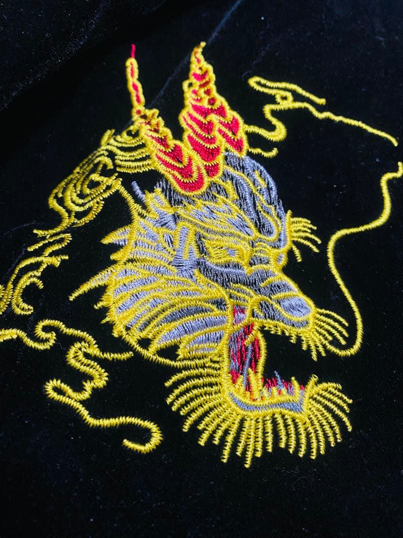 DX 美品 別珍 日本 未使用近い スカジャン 限定龍 unisex