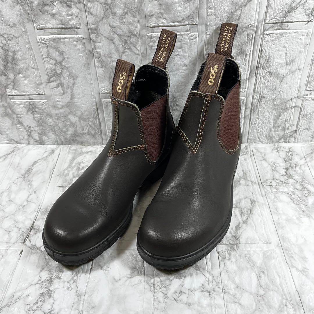 【極美品】blundstone チェルシーブーツ　サイドゴア　23.5-24㎝
