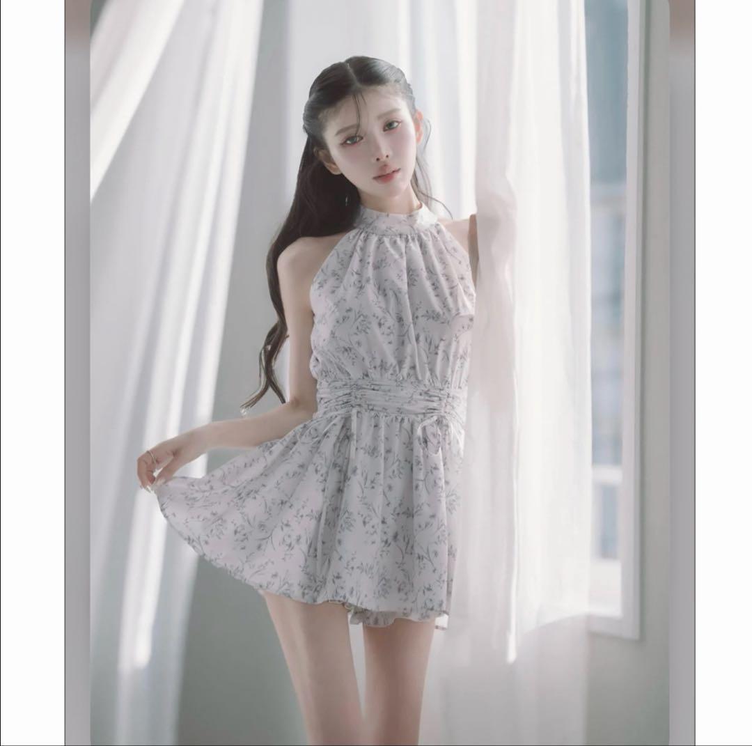 darich ダーリッチ　アメスリギャザーフレアミニワンピース