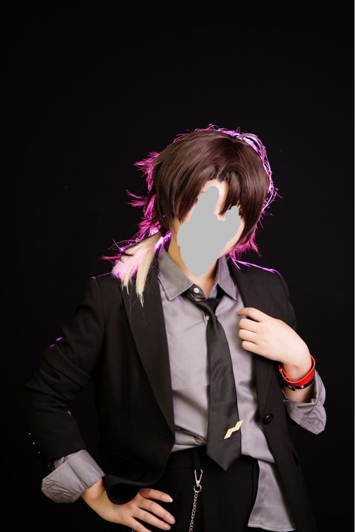 七次元生徒会　三枝明那　コスプレ　衣装、ウィッグ