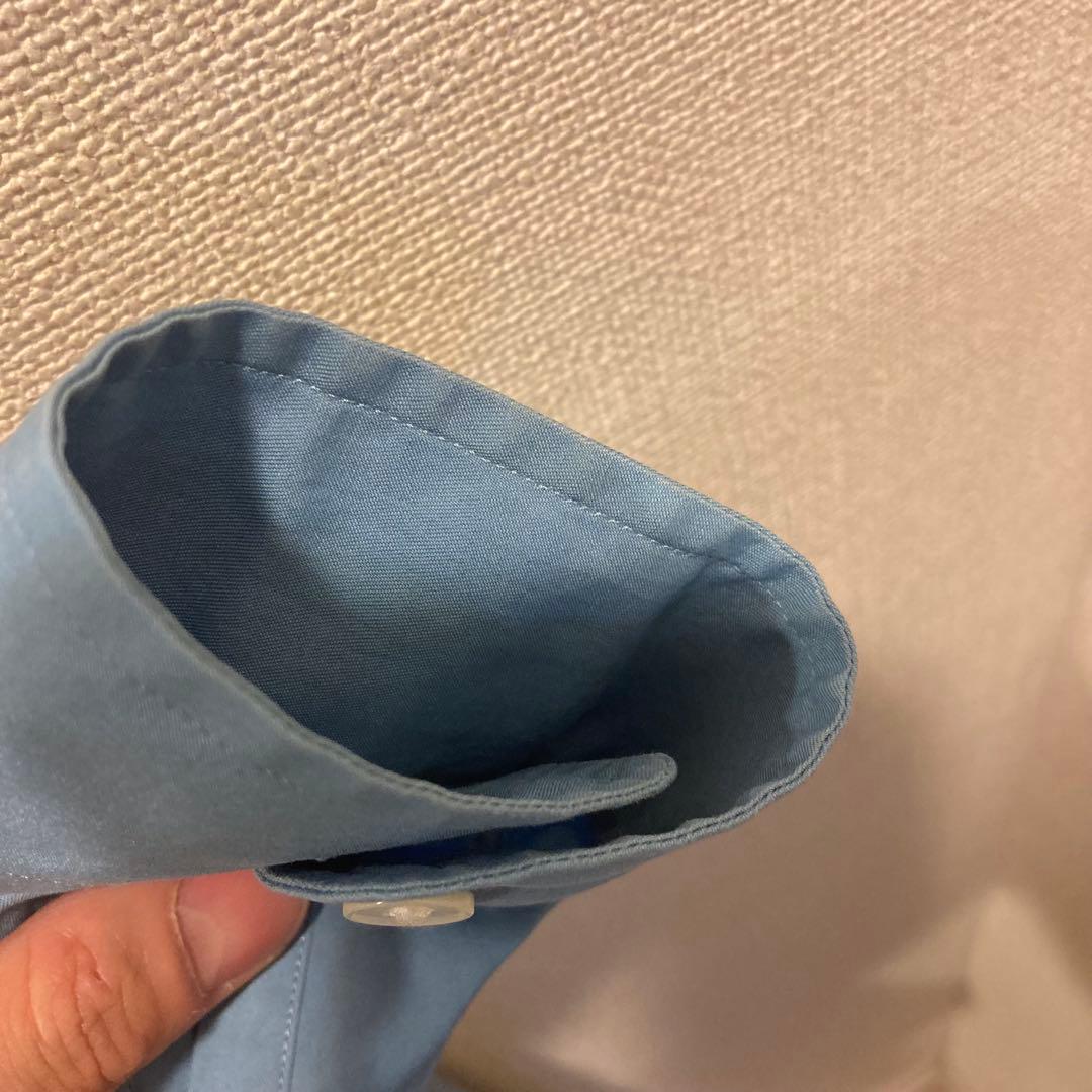 オーラリー　WASHED FINX TWILL BIG SHIRTS