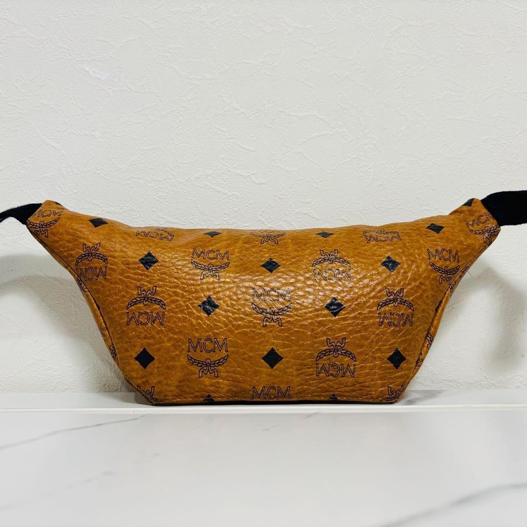 希少 大人気 MCM ヴィセトス レザー ウエストポーチ ボディバッグ ロゴ