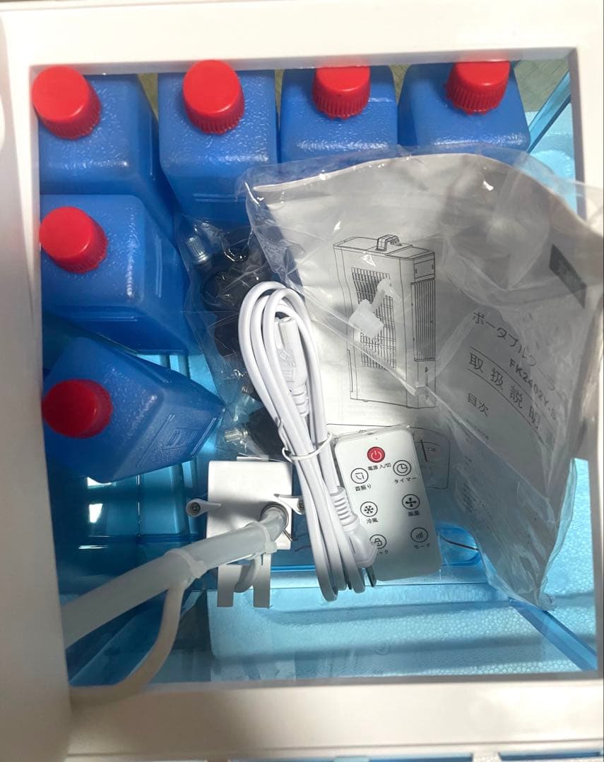 ❤️新品❤️冷風機 10L 大容量 静音 首振り風量6段階 キャスター付き クーラー