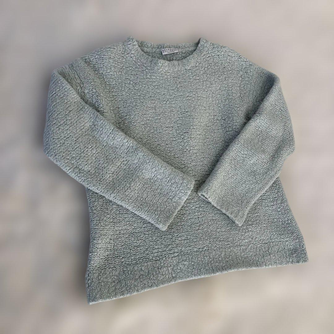 ブルネロクチネリ　ミントグリーン　カシミア　ニット