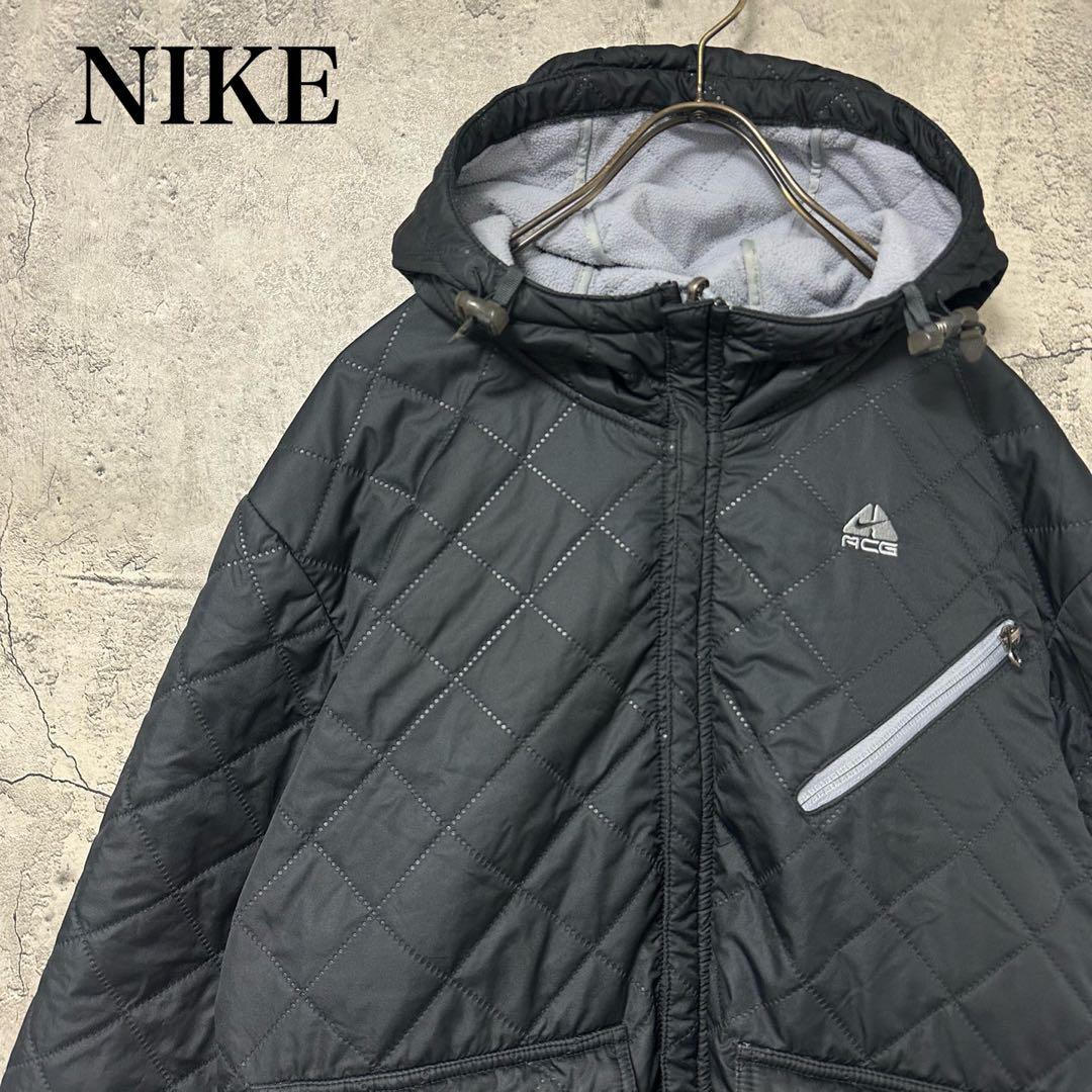 【超人気◎】NIKE ACG　キルティングジャケット　　刺繍　y2k　美品◎