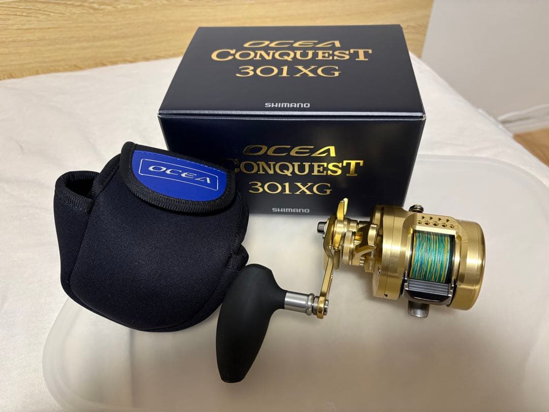 シマノ 22 オシアコンクエスト301XG 左巻き ベイトリール スロージギング