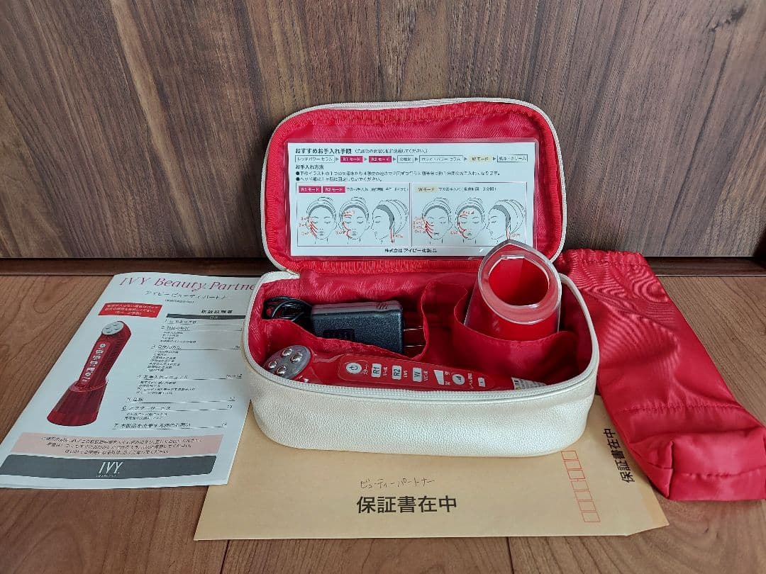 美品 アイビー化粧品 ビューティーパートナー IVY 美顔器　保証書付き