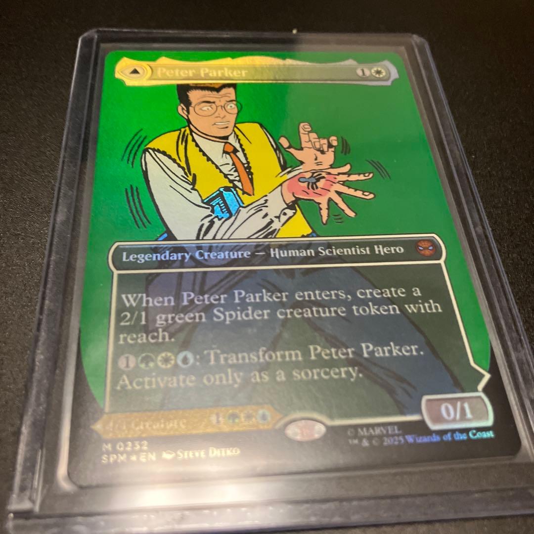 スパイダーマンピーター・パーカー/アメイジング・スパイダーマンfoil 英語