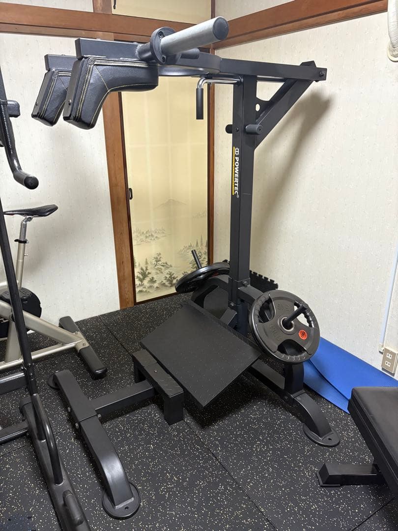 POWERTEC L-SC18 レバレッジスクワットカーフ